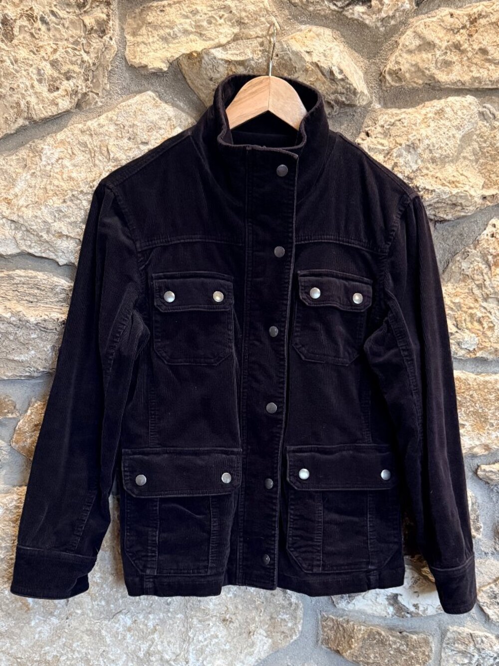 Corduroy Jacket Chocolate Brown Kut from the Kloth size S